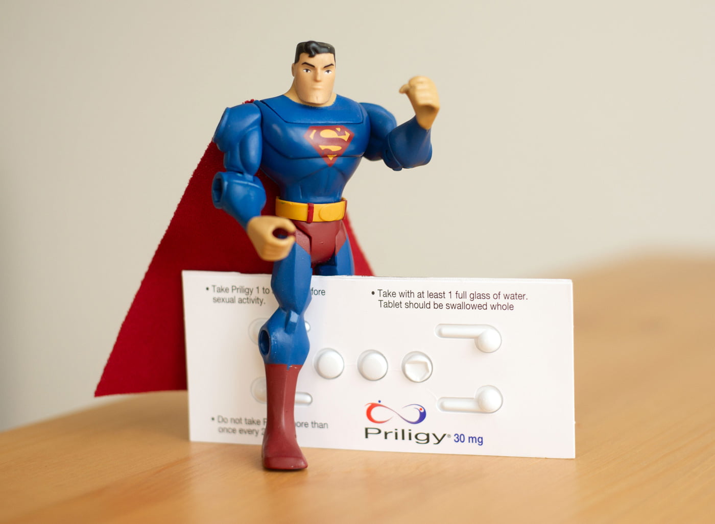 Superman using priligy