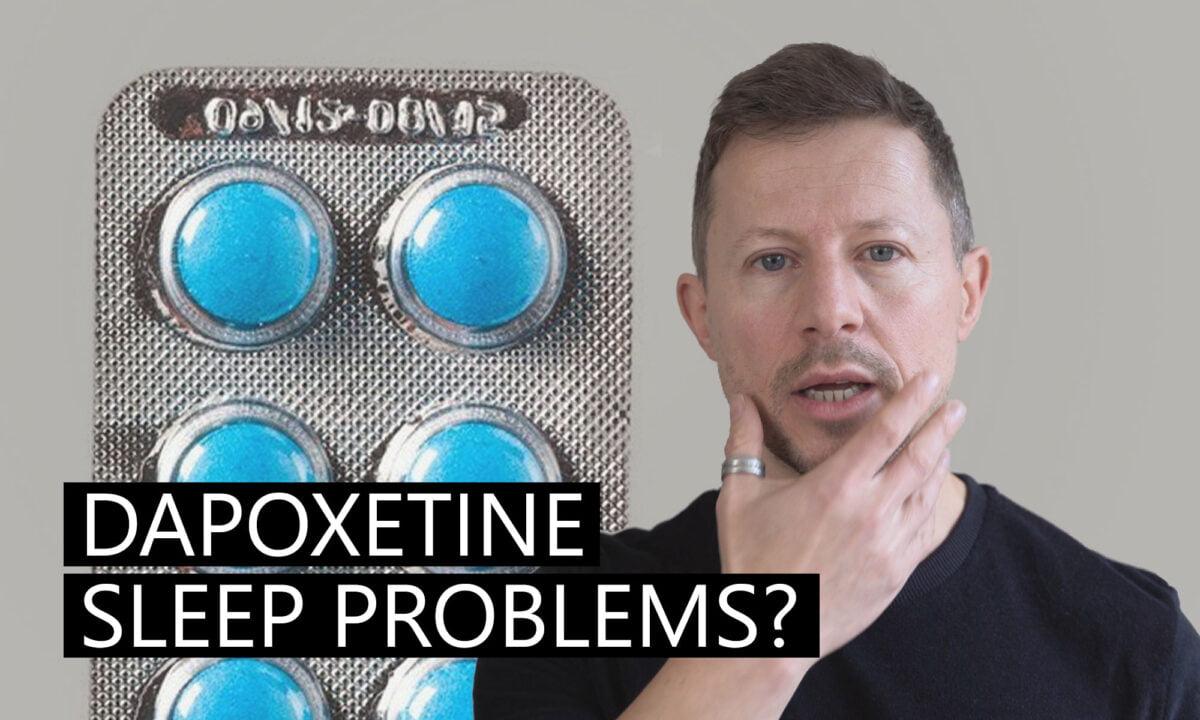 Dapoxetine and sleep problems